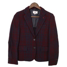 UNIQLO INES DE LA FRESSANGE Wool Tweed Tailored Blazer Sz S Ladies