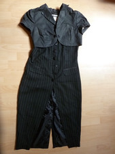 DEPT Damen schwarzer "Gehrock" Hosenanzug ähnliches Oberteil - Gr. 40