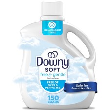 Free & Gentle Liquid Fabric Softener, 111 fl oz, 150 Loads, Hypoallergenic, S... 0.15 per gallon