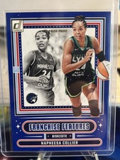 2025 Panini Donruss WNBA Napheesa Collier #1 Franchise Features Blue Press Proof