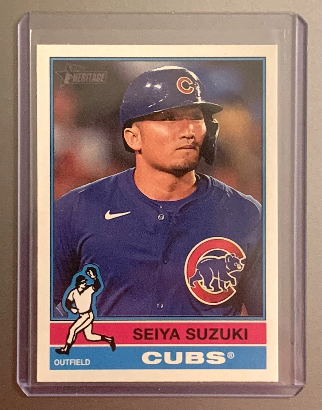 2025 Topps Heritage Seiya Suzuki #253 Flip Stock SSP Only 5 Copies Made