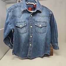 Vintage KidsGap Blue Jeans Denim Boys Size XS Snap Up