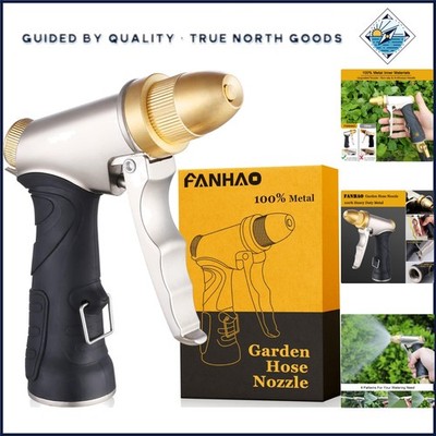 High Pressure Spray Nozzle for Garden Watering, Car Washing & Pet Showering