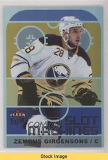 2021-22 Upper Deck Fleer Ultra Slot Machines Zemgus Girgensons #SM-28 READ o1h