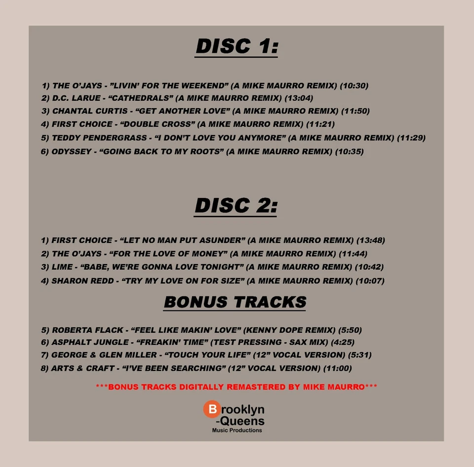 Mike Maurro Presents (MORE) Reel Classics **Double CDr*** **IN STOCK** - Image 2 of 2