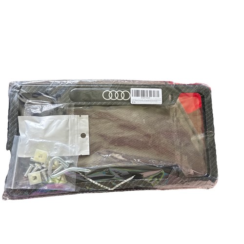 METAL License Plate Car Tag Frame AUDI 2 Holders