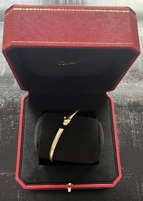 Armband Panthere De Cartier In Gelbgold In Größe 20, kleines Modell