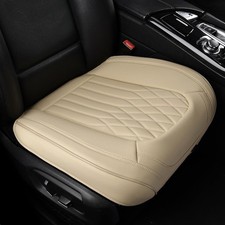 2 Pack Front Car Seat Bottom Covers, Universal Auto Seat Cushions, Nappa Leather