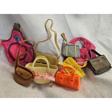 Our Generation Doll Purse Bag Lot Fashion Show Pet Carrier Fanny Pack 9pc Mixed