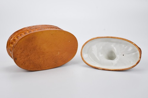 Antique French Pillivuyt Trompe L'oeil Game Pate Casserole Terrine Woodcock - Picture 7 of 7