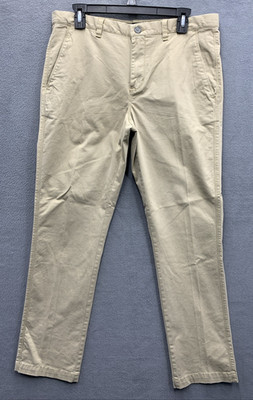 Marc Anthony Mens Pants Khaki Career Business School College Size 32X30