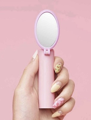 New KimChi Chic x Trixie BFF4EVR 03 Pink Sorbet LOLips Lipstick with Flip Mirror