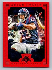 2015 Panini Gridiron Kings Red Framed Arian Foster 65