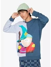 new South Park Grand Wizard Cartman split sweatshirt shirt mens L MSRP $42.90