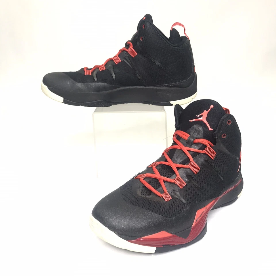 Мужские баскетбольные кроссовки Nike Jordan Super Fly 2 59945-018 выведенные черные красные размер США 9 - Изображение 2 из 4