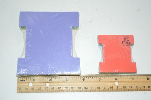 U PICK 2X Sticky Letters Notes Post Initials Pink GREEN Neon Blue Yellow Red PUR - Picture 19 of 36