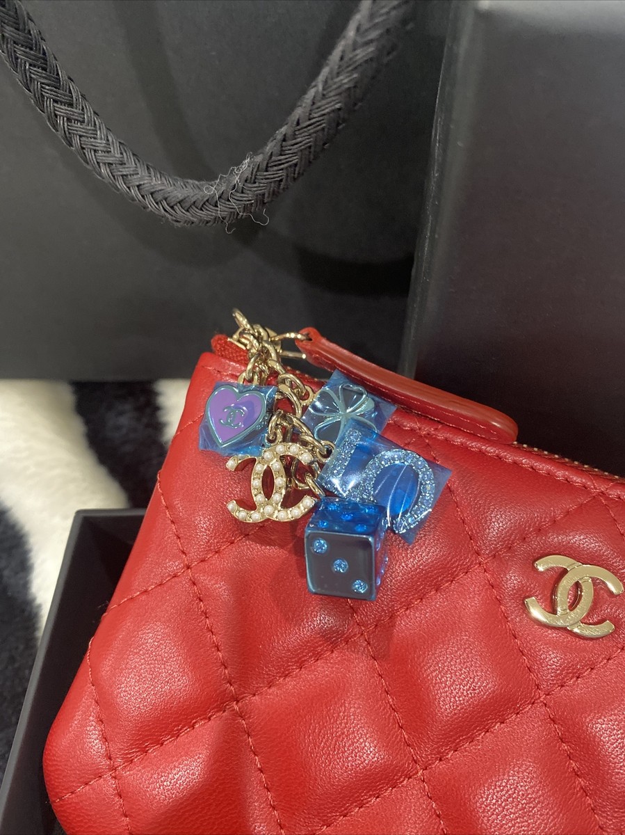 CHANEL 16P Lucky Casino Charms Mini O-Case Beauty CC CHANEL 16P Lucky Casino Charms Mini O-Case Beauty CC