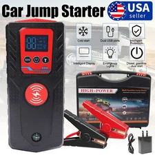 Car Jump Starter Booster Jumper Box Power Bank Battery Charger Portable 8000A