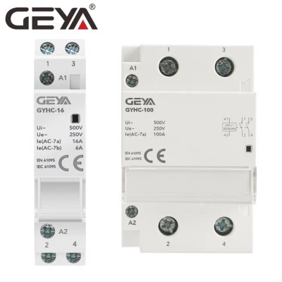 GEYA Modulares AC-Schütz 1/2P 16-100A 220V Automatik Haushaltsschützschiene - Bild 1 von 4