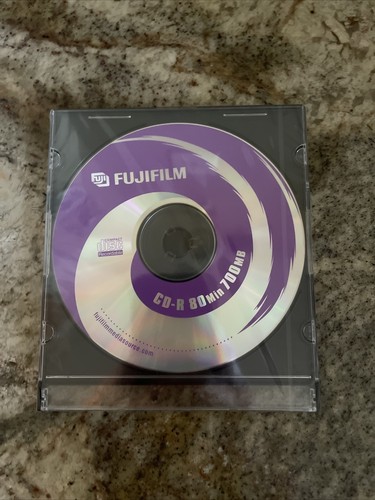 FUJIFILM CD-R  80min 700MB NEW SEALED - Photo 1 sur 2