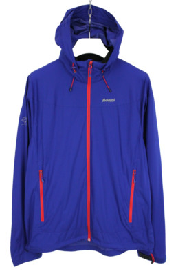 BERGANS OF NORWAY 142 Microlight JKT Jacke Herren XL Wandern Windfest mit Kapuze