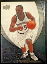AL JEFFERSON 2007-08 Upper Deck Exquisite Collection 020/225