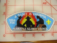 Hiawatha Seaway Council CSP collectible FOS 2004 CHEERFUL smy border patch (p11)
