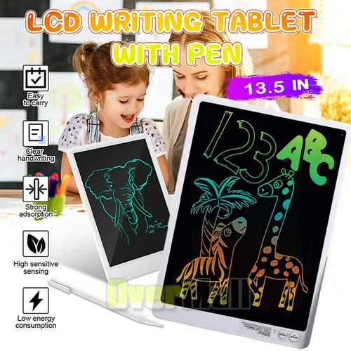 10inch LCD Writing Tablet Colorful Drawing Pad Kid's Gift Children Toddlers Toys - Picture 7 of 39