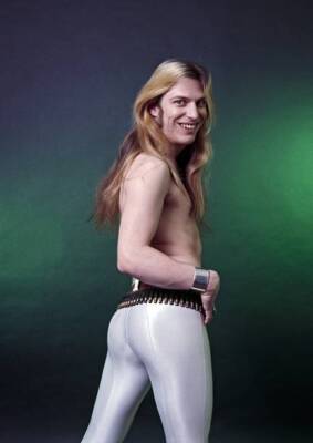 Jim Dandy Mangrum frontman of southern rock group Black Oak Arkans- Old Photo 1