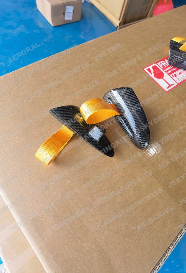 For Porsche 987 Cayman/ Boxster/ 997 Carrera GT3 Carbon Fiber Door Pulls Handle - Image 4 of 4