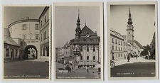 5 Vintage Reid inm Innkreis Austria Real Photo Postcards RPPC Haupfplatz Braunau
