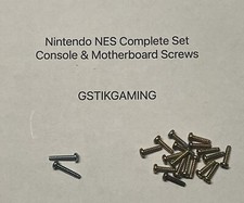 Nintendo NES Console Screws Complete Set - Used In Good Condition