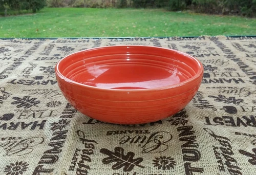 FIESTA  MEDIUM bistro BOWL poppy orange NEW 38 oz