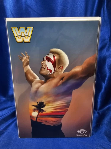 WWE Wrestlemania Special #1 Boom 2017 Rahzzah Wondercon Sting Variant VF/NM 9.0