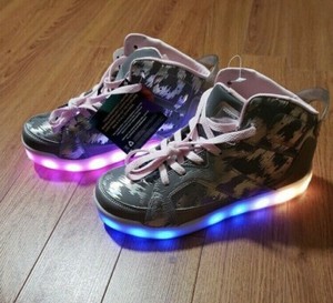 skechers energy lights silver