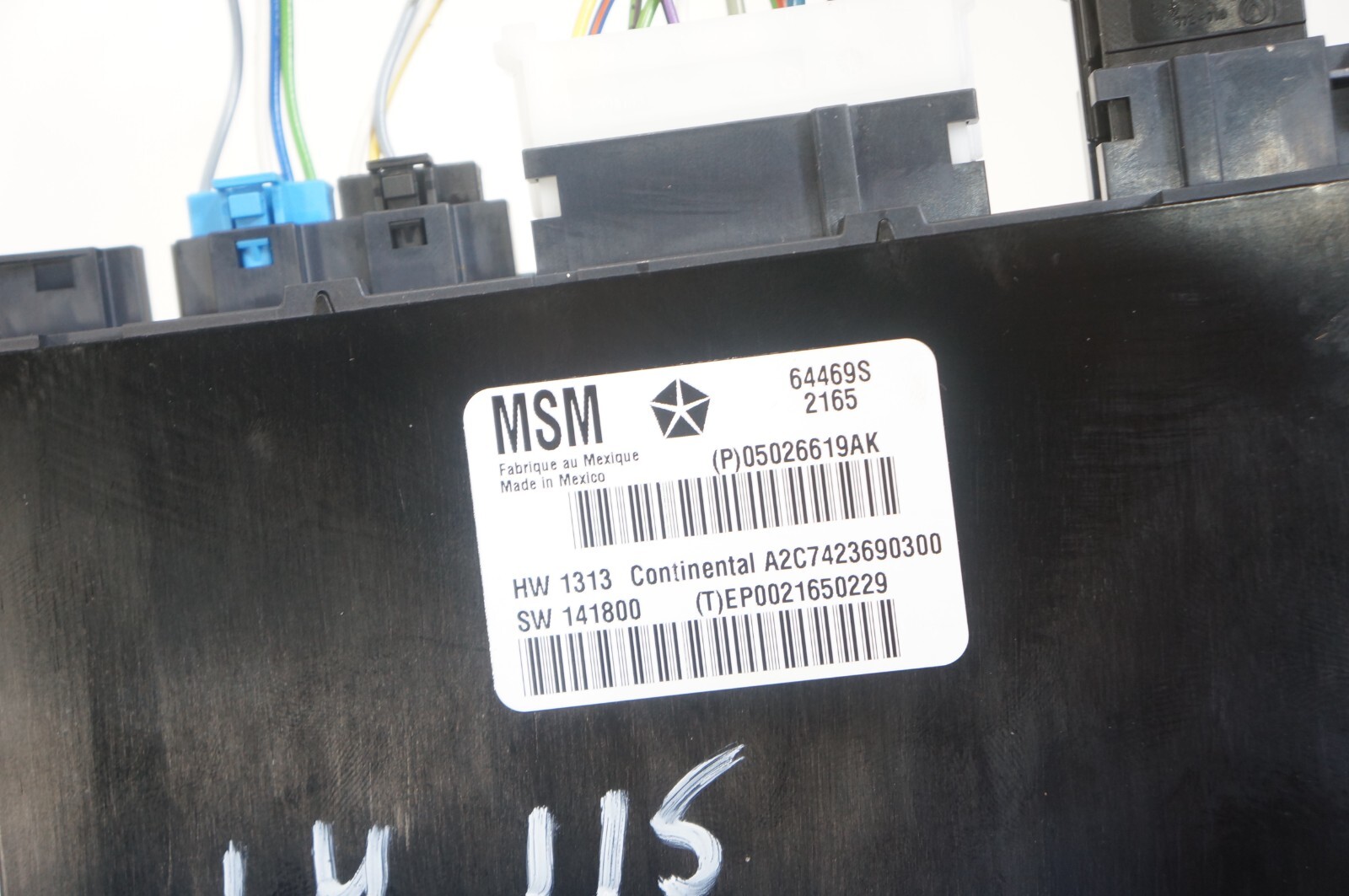 14-2017 maserati ghibli front left driver seat control computer module unit