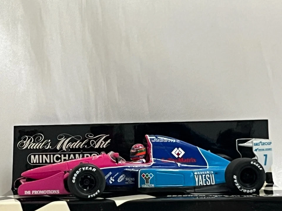 1/43 Brabham Judd BT60 F1 1992 #7 Eric Van De Poele Minichamps used - Image 3 of 4