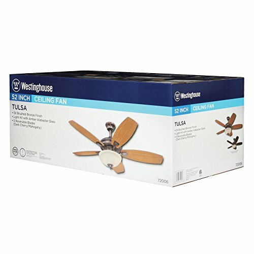 Westinghouse 7200600 Tulsa Two Light 52 Reversible Plywood Five