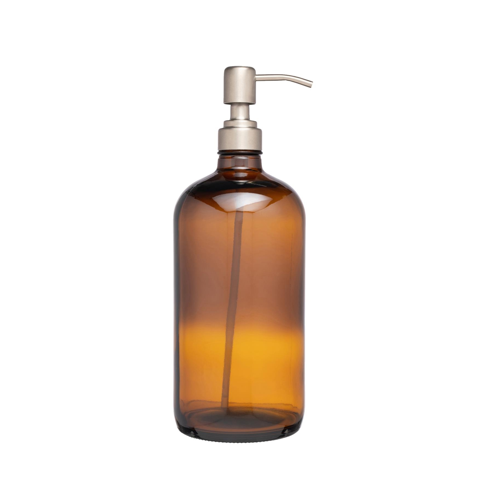 Captivate Amber Glass Pump Bottle - 1000ml