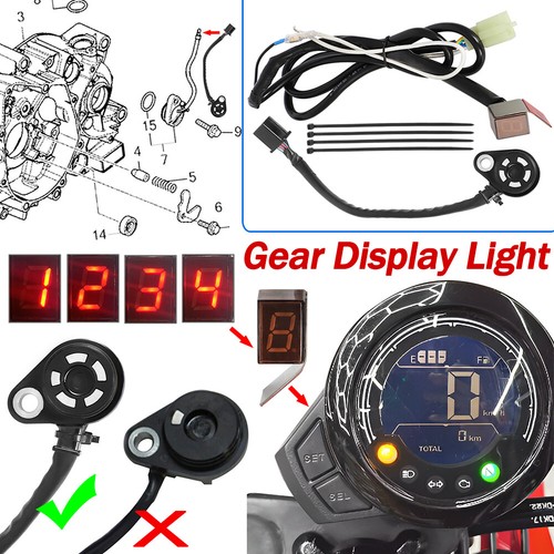 Gear Display Light Indicator Monitor For Honda CT125 CT 125 Trail 125 2019-2023 - Picture 1 of 12