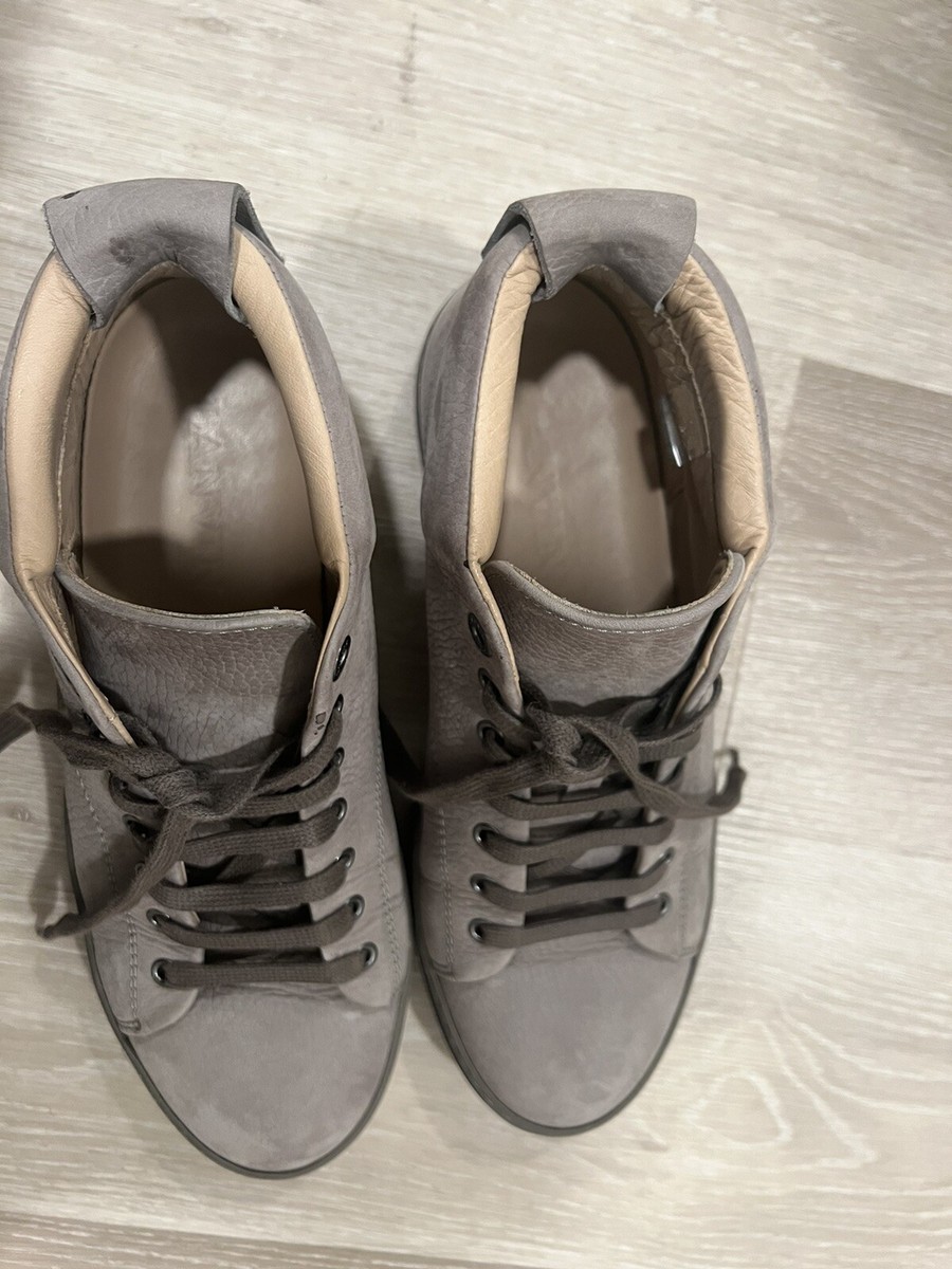 LANVIN PARISメンズシューズ 25cm 良品○LANVIN ランバン CURB SNEAKER カーブスニーカー レザー
