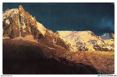 APGP12-0776-74 - CHAMONIX-MONT-BLANC - sunset on the mid needle