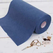 Premium Felt Roll - 12" x 10yd - Denim - Soft Wool-Like 1.2mm Thick