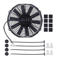 Universal 10 Inch 800cfm Electric Radiator Cooling Fan Mount Slim Push Pull