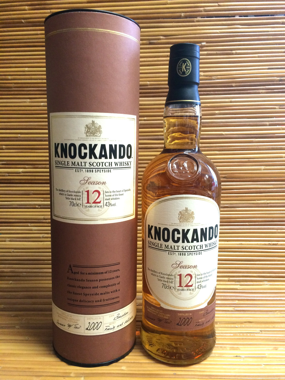 Knockando 12 J. 43% Single Malt Scotch Whisky 0,7l