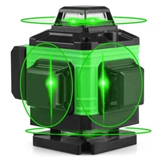 360° Self Leveling Rotary 16 Lines 4D Laser Level Cross Line Auto Measure Tools