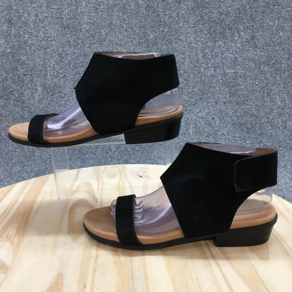 Sandalias Bettye Muller Concept para mujer 7,5 tablas tacón bajo tiras espalda gamuza Foto 2 de 4