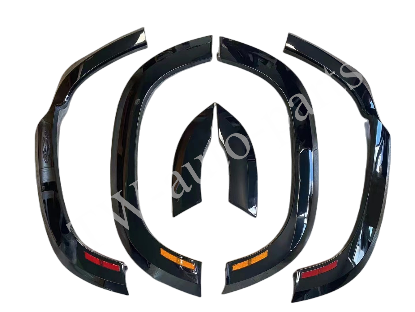 Wheel Fender Trim Kit Widening Fender with lights Fit for Defender 110