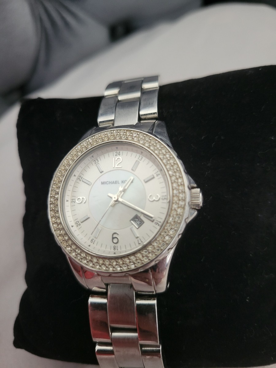 Michael Kors Madison Crystallized MK5401 Mother-Of-Pearl Michael Kors Madison Crystal MK5401 Watch. MOP. New Battery  main image 3