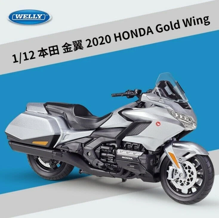 Welly 1:12 Honda 2020 Gold Wing Motorcycle Bike Model New in Box 2 Color - Image 2 of 4